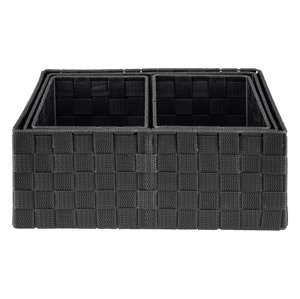 Livarno home Závěsný regál / sada úložných boxů (úložný koš, tmavě šedá)