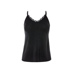 esmara® Dámský top se špagetovými ramínky (XL (48/50), černá)