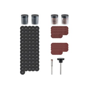 Parkside® Příslušenství pro jemnou vrtací brusku Pzmg 6 A1 (sada brusných a řezných kotoučů, 140dílná)