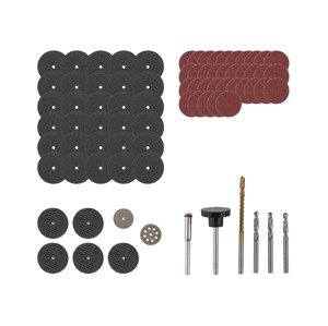 Parkside® Příslušenství pro multibrusku Pzmg 6 A1 (sada příslušenství pro jemné vrtací brusky, 78dílná)