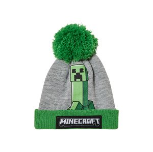 Minecraft Chlapecká čepice (54, šedá/zelená)