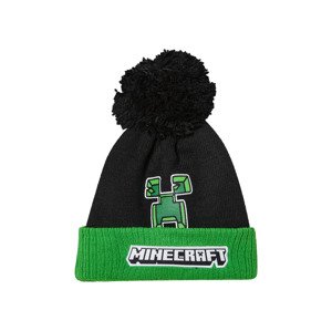 Minecraft Chlapecká čepice (52, černá/zelená)
