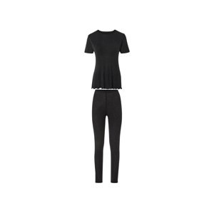 esmara® Dámská spodní souprava, 2dílná (XL (48/50), černá)