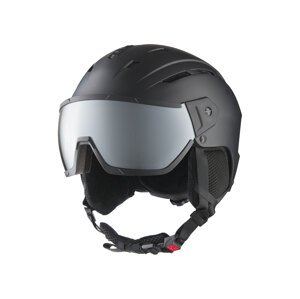 Crivit Dámská / Pánská lyžařská a snowboardová helma s fotochromatickým zorníkem (L/Xl, černá)