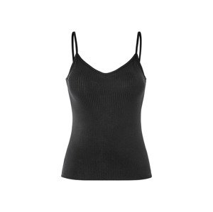 esmara® Dámský top se špagetovými ramínky (L (44/46), černá)
