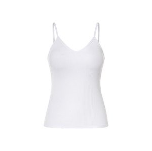 esmara® Dámský top se špagetovými ramínky (XS (32/34), bílá)