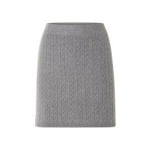 esmara® Dámská pletená mini sukně (Xs(32/34), šedá)