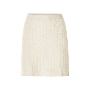 esmara® Dámská pletená mini sukně (XS (32/34), bílá)