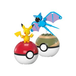 Mattel Stavebnice Pokémon (2x Pokéball, Pikachu/Zubat)
