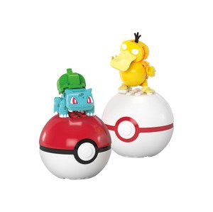 Mattel Stavebnice Pokémon (2x Pokéball, Bulbasaur/Psyduck)