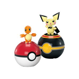 Mattel Stavebnice Pokémon (2x Pokéball, Charmander/Pichu)