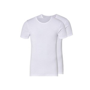 Livergy® Pánské spodní triko, 2 kusy (kulatý výstřih, 7/Xl, černá)