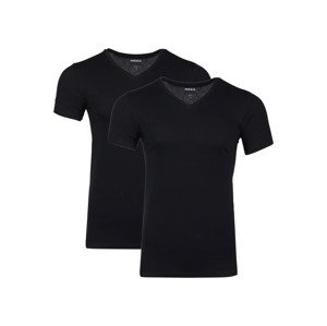 Mexx Pánské spodní triko, 2 kusy ("V" výstřih, XL, černá)