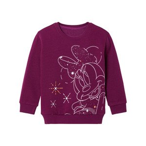 Dívčí mikina (98/104, Minnie Mouse bordó )
