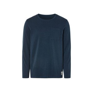 Livergy® Pánské triko s dlouhými rukávy (M (48/50), modrá)