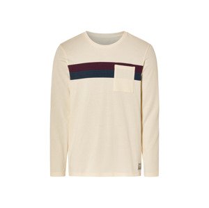 Livergy® Pánské triko s dlouhými rukávy (M (48/50), bílá)