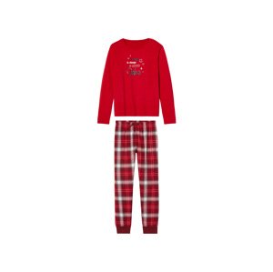 pepperts!® Dívčí flanelové pyžamo (146/152, červená)