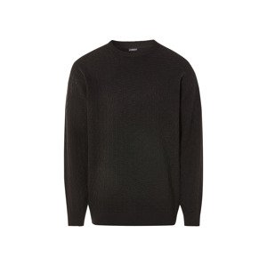 Livergy® Pánský pletený svetr (L (52/54), černá)