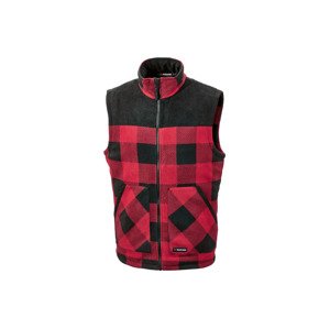 Parkside® Pánská fleecová vesta (XL (56/58), červená)