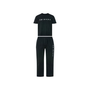 Pánské pyžamo (Friends/černá, XL (56/58))