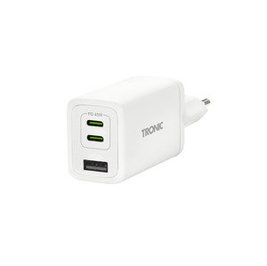 Tronic® Rychlonabíječka s technologií GaN 45 W, PD, 2x Usb-C, Usb-A (bílá)