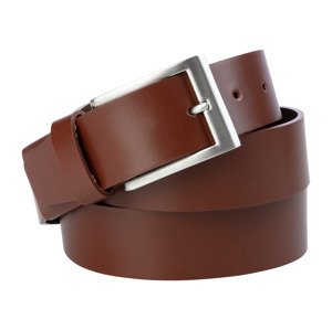 Livergy® Pánský kožený pásek (125, hnědá)