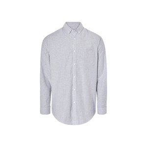 Livergy® Pánská volnočasová košile (S (37/38), navy modrá / bílá pruhovaná)