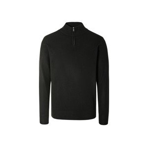 Livergy® Pánský pletený svetr (L (52/54), černá)