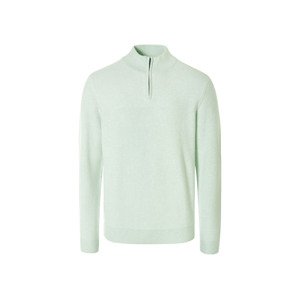 Livergy® Pánský pletený svetr (M (48/50), zelená)