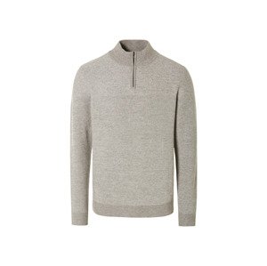 Livergy® Pánský pletený svetr (L (52/54), šedá)
