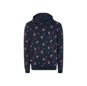 Livergy® Pánská vánoční mikina (XL (56/58), námořnická modrá)