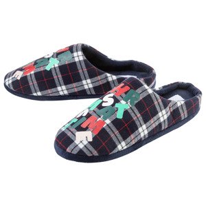 Livergy® Pánská vánoční domácí obuv (40/41, modrá)