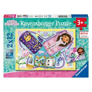 Ravensburger Dětské puzzle (Gábinin kouzelný domek 2x12p)