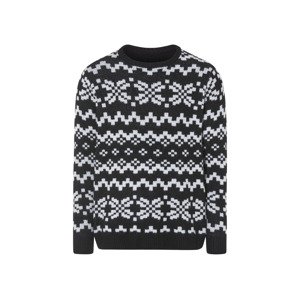 Livergy® Pánský vánoční svetr (XL (56/58), černá)