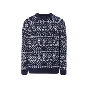 Livergy® Pánský vánoční svetr (L (52/54), modrá)