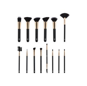 Cien Beauty Sada kosmetických štětců, 14dílná (černá)