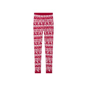 pepperts!® Dívčí bezešvé pletené legíny (146/152, červená)