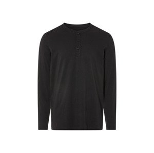 Livergy® Pánské triko s dlouhými rukávy (L (52/54), černá)