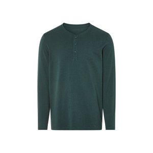 Livergy® Pánské triko s dlouhými rukávy (L (52/54), zelená)