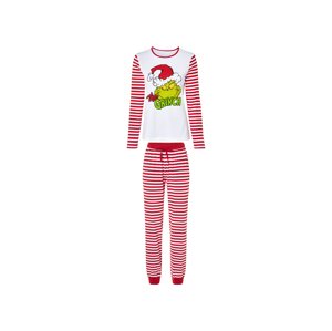 Dámské pyžamo Grinch (XS (32/34), bílá/červená)