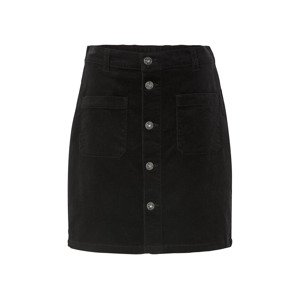 esmara® Manšestrová minisukně (38, černá)