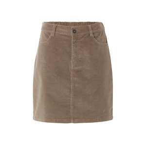 esmara® Manšestrová minisukně (38, hnědá)