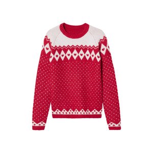 pepperts!® Dívčí vánoční svetr (146/152, červená)