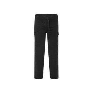 Livergy® Pánské teplákové cargo kalhoty XXL (4Xl, černá)