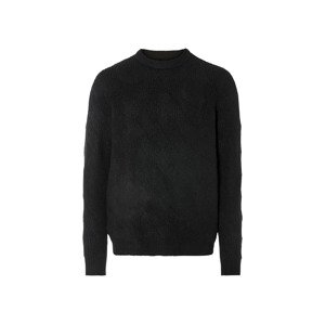 Livergy® Pánský pletený svetr (L (52/54), černá)