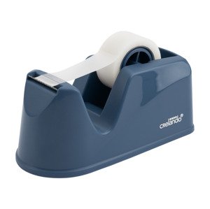 crelando® Děrovačka / Sešívačka / Odvíječ lepicí pásky (odvíječ lepicí pásky, modrá)