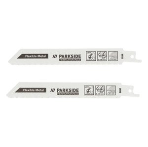 Parkside Performance® Sada pilových listů pro pilu ocasku Pfszp 3 A1, 2dílná (dřevo/plast)