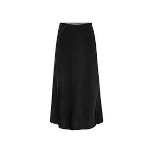 esmara® Dámská saténová midi sukně (38, černá)