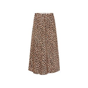 esmara® Dámská saténová midi sukně (38, leopardí vzor)