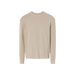 Livergy® Pánské triko s dlouhými rukávy (M (48/50), béžová)